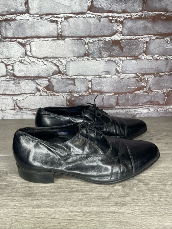 VTG Florsheim Black Patent Leather Oxford Lace Up Dress Shoes Men’s Sz 9.5D US main image 6